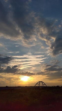 a.k.aだぁ君・思川の夕焼け